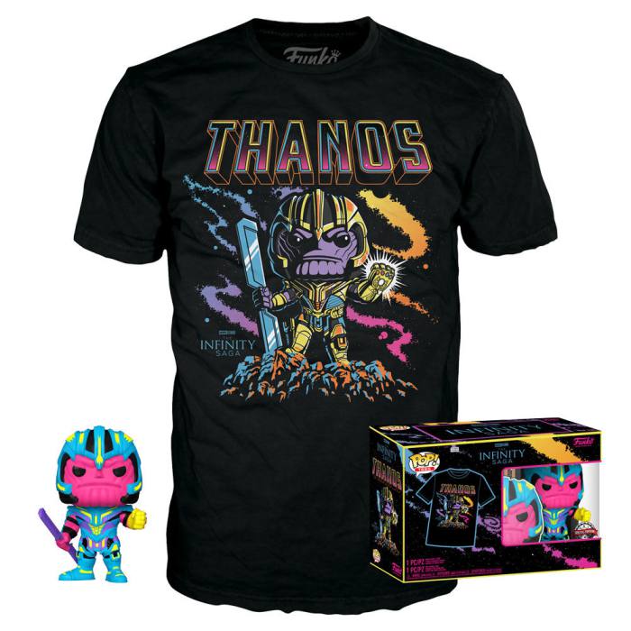 Set figure POP & Tee Marvel Infinity Saga Thanos Exclusive 141