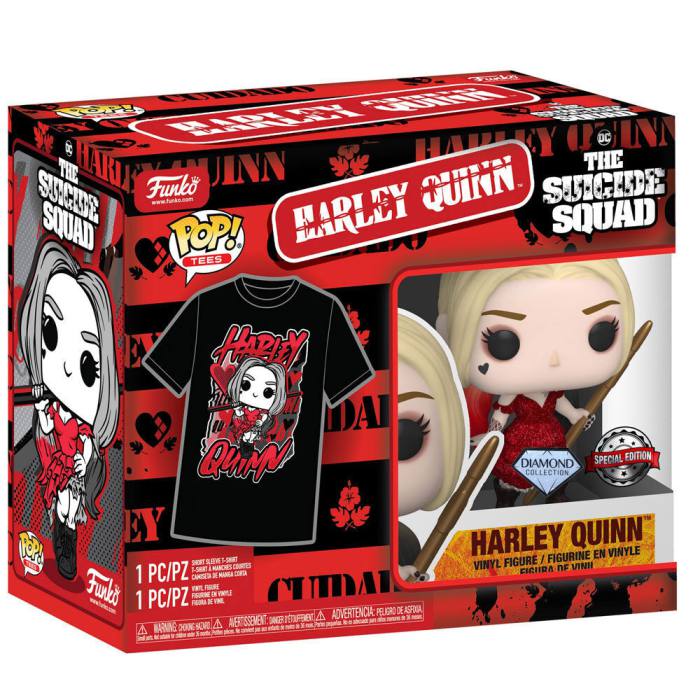 Set figure POP & Tee DC Comics Escuadron Suicida Harley Quinn 314