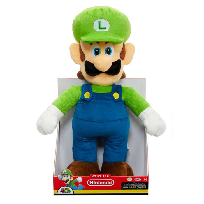 Nintendo Super Mario Luigi Jumbo plush toy 50cm 2029