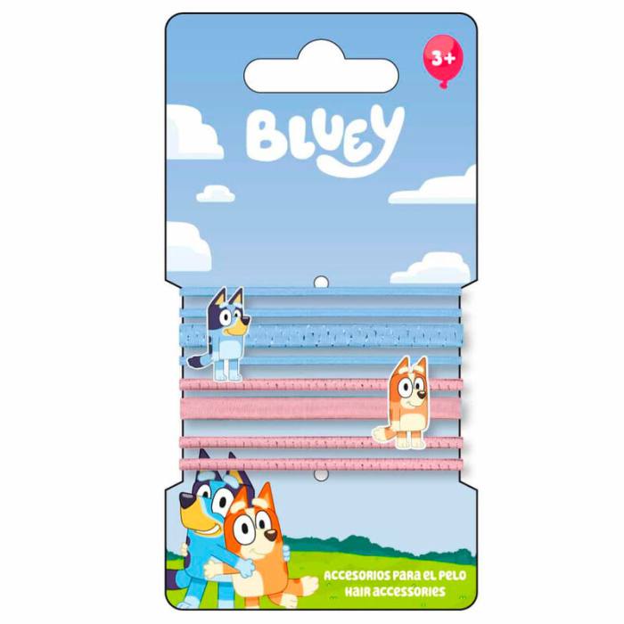 Bluey blister 8 scrunchies 4230