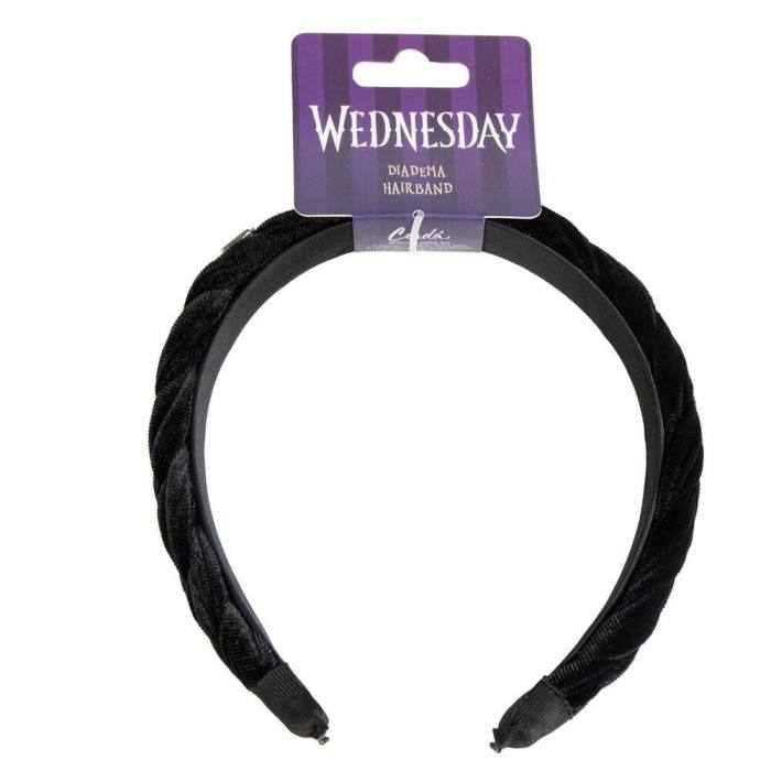 Wednesday bow headband 4724
