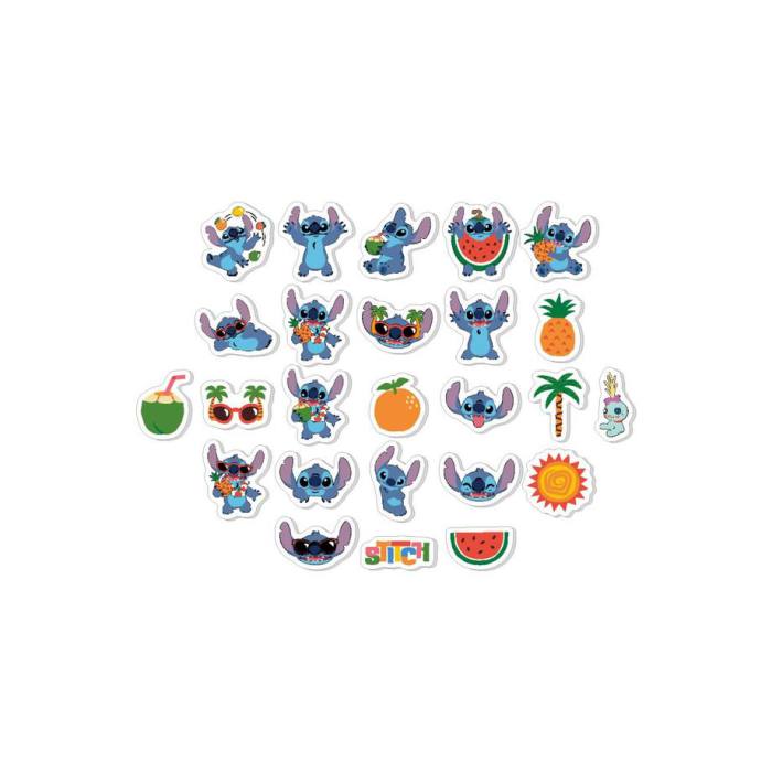 Disney Stitch set 25 erasers 5466