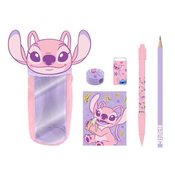 Disney Stitch assorted plush pencil case 5371