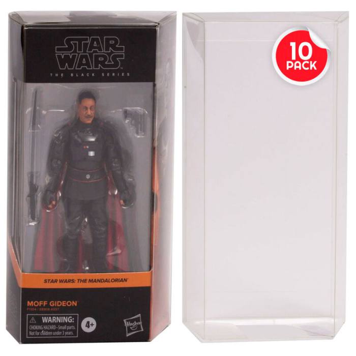 Hasbro Star Wars The Black Series Pack 10 side box protectors 7974