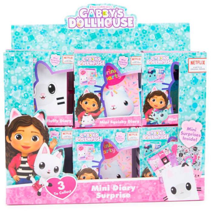 Gabbys Dolls House Mini diary assorted 22639