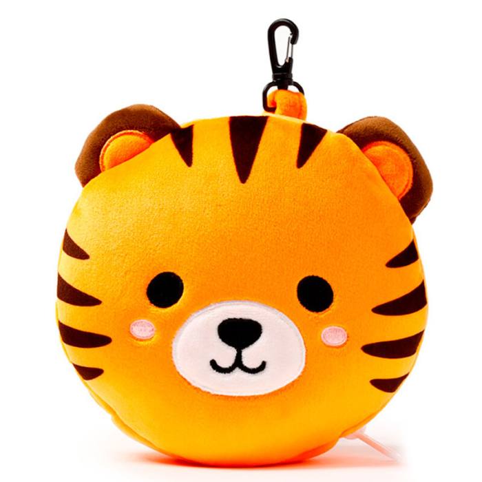 Relaxeazzz Adoramals Tiger travel pillow eye mask 23609
