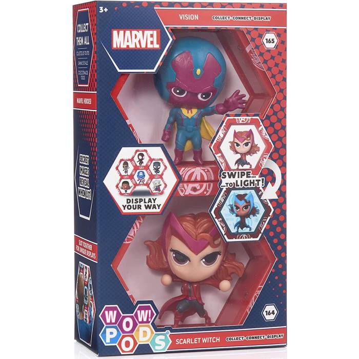 WOW! POD Marvel Vision + Scarlet led figures set 24193