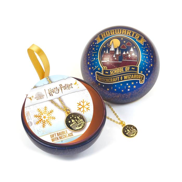Harry Potter Hogwarts Castle Necklace + Christmas ball 24499