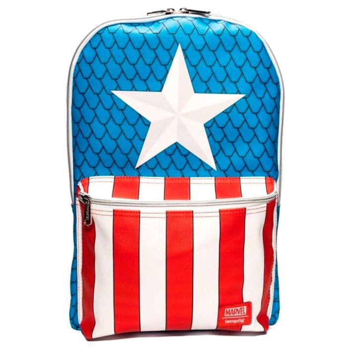 Loungefly Marvel Captain America backpack with pin 45cm 28914