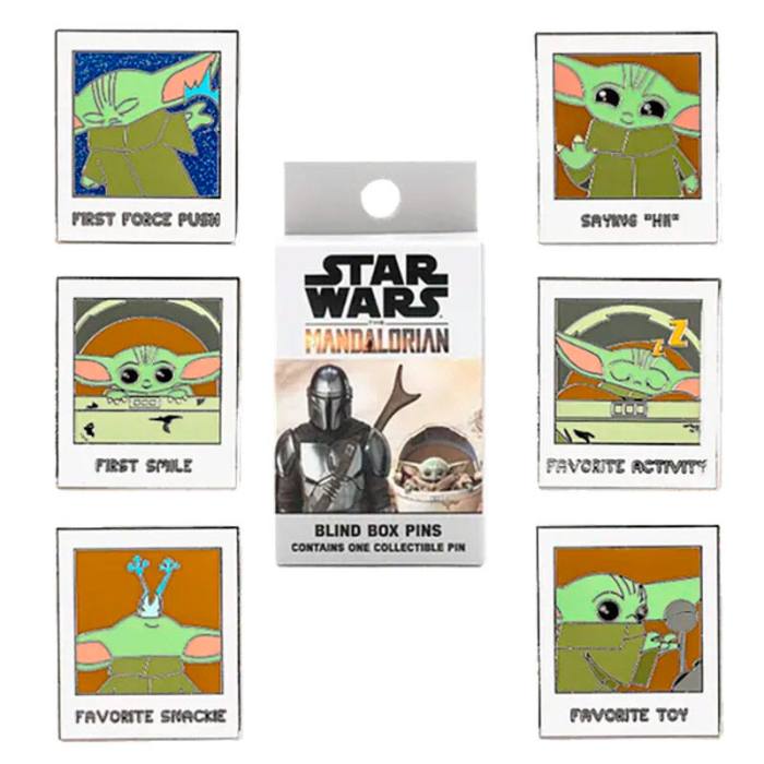 Blind Box Enamel Pin Loungefly Star Wars The Mandalorian Yoda the Child assorted 28840