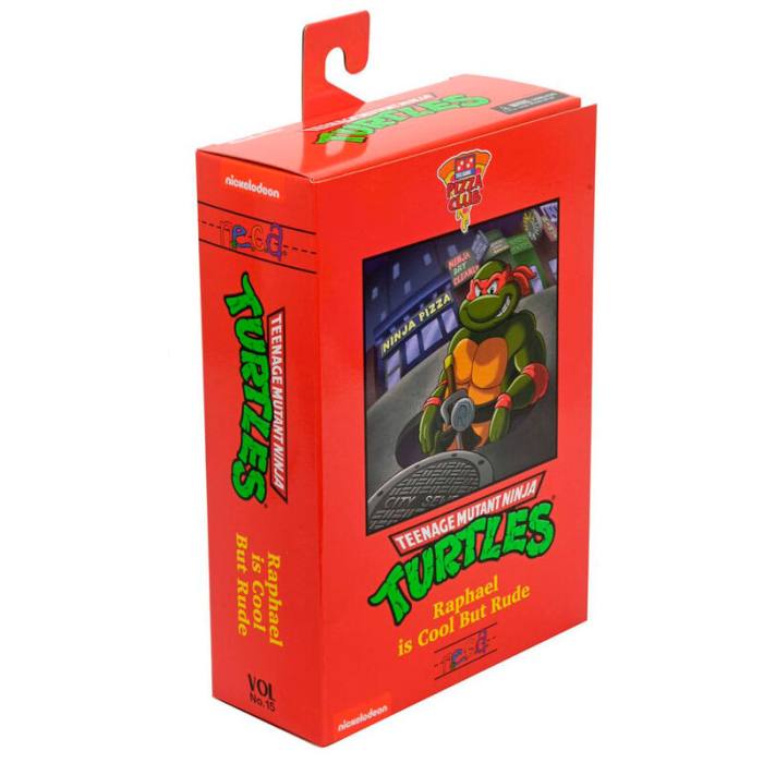 Teenage Mutant Ninja Turtles Cartoon Ultimate Raphael VHS figure 18cm 28523