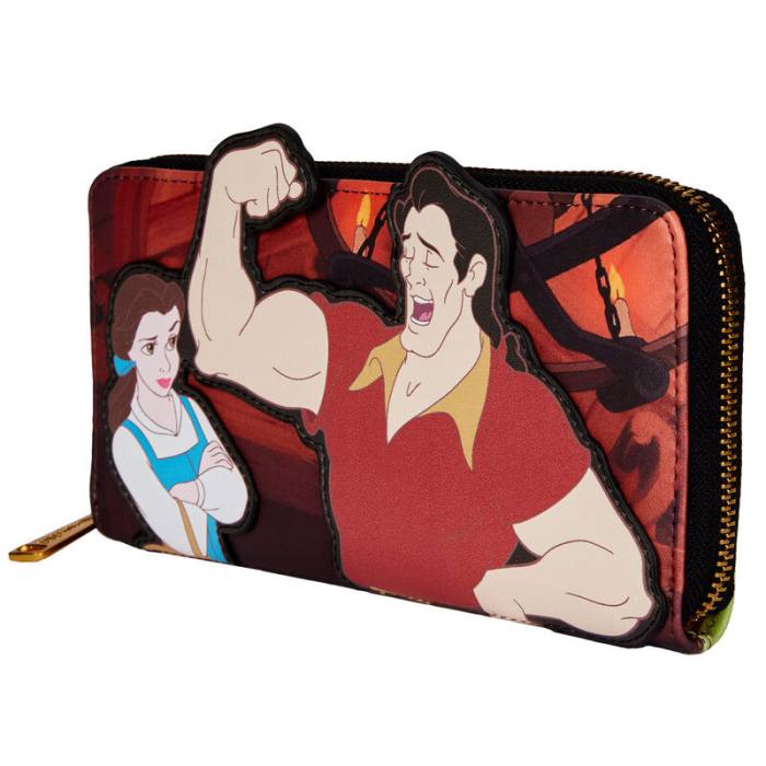 Loungefly  Disney Beauty and the Beast Villains Gaston Scene wallet 29203