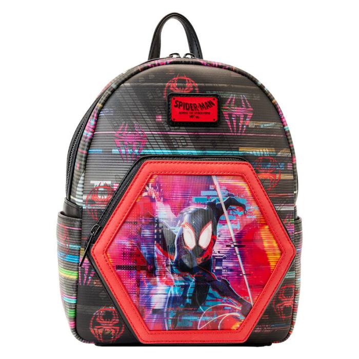 Loungefly Marvel Spiderman Across the Spider-Verse Lenticular backpack 27cm 29569