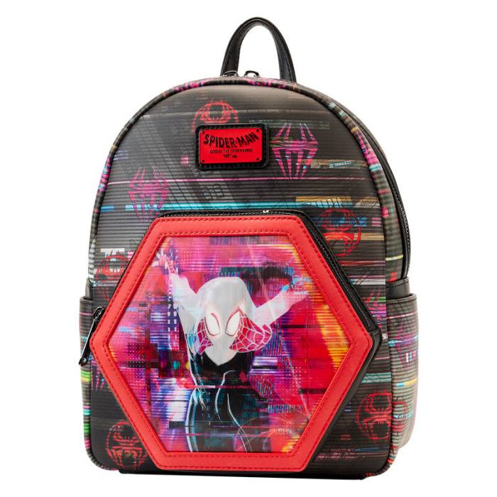 Loungefly Marvel Spiderman Across the Spider-Verse Lenticular backpack 27cm 29570