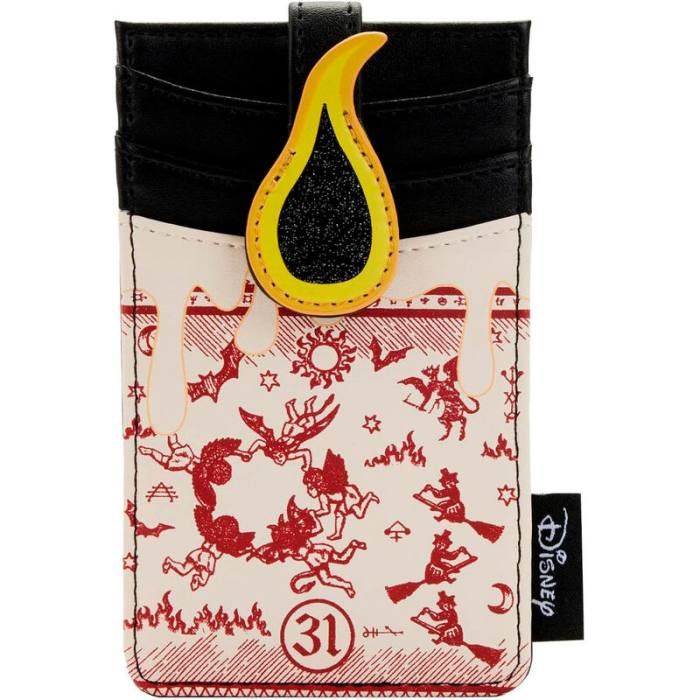 Loungefly Hocus Pocus Black flame card holder 29377