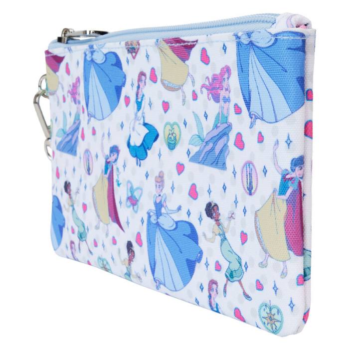 Loungefly Disney Princess Manga nylon pouch wristlet 30533