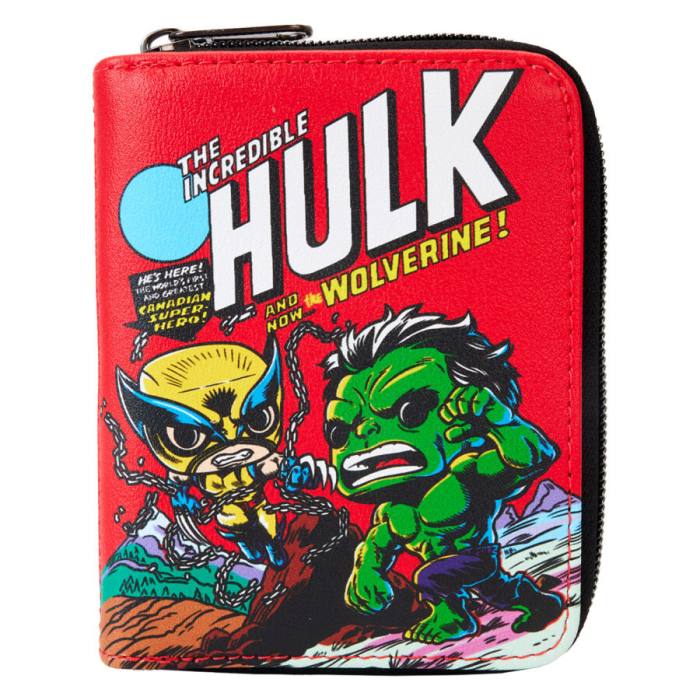Loungefly Marvel Comic Action Wolverine 50th Anniversary wallet 30404