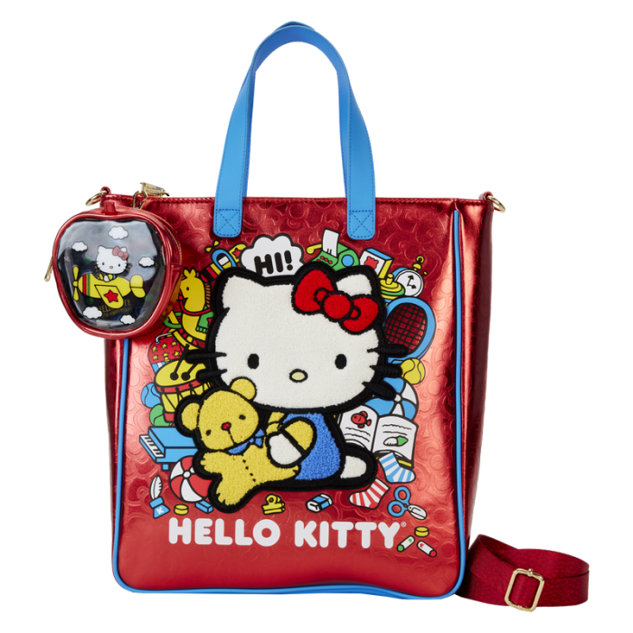 Loungefly Hello Kitty 50th Anniversary tote bag with coin bag 30328
