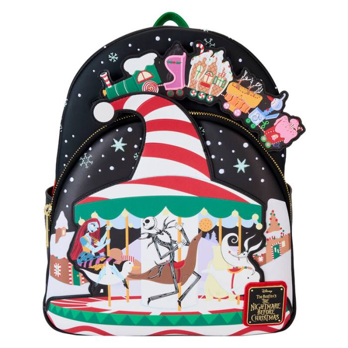 Loungefly Disney Nightmare Before Christmas Journey to Christmas Town backpack 31465