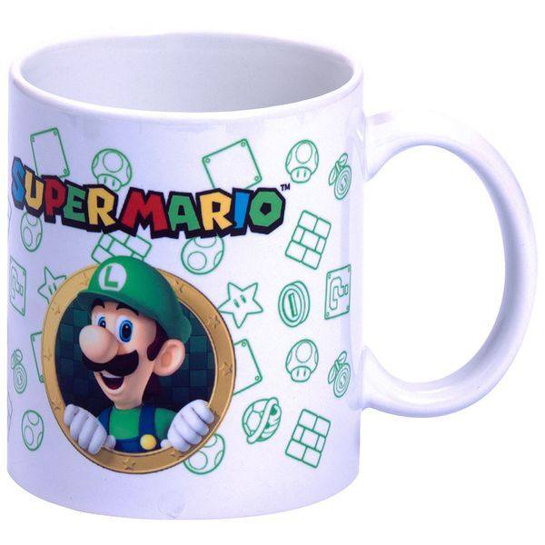 Nintendo Super Mario Bros Luigi Mug + Money box set 35548