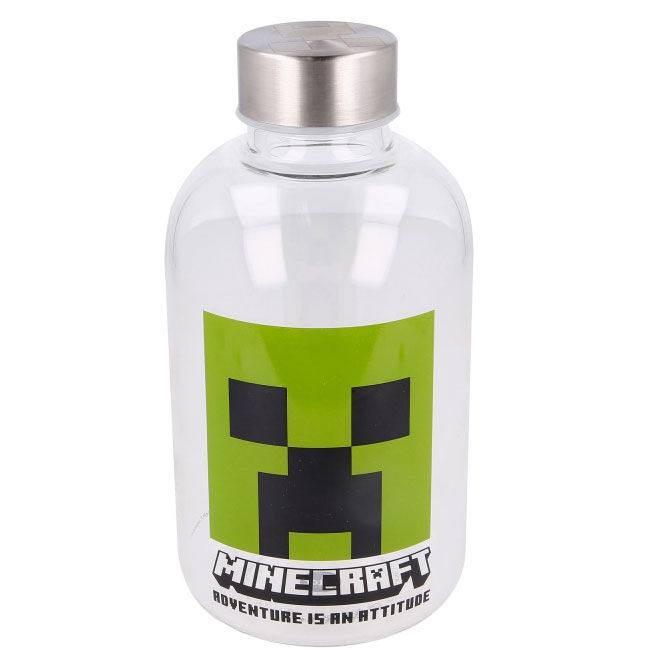 Minecraft glass bottle 620ml 36817