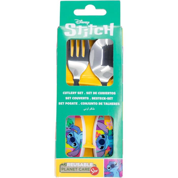 Disney Stitch Set 2 metal cutlery 36979