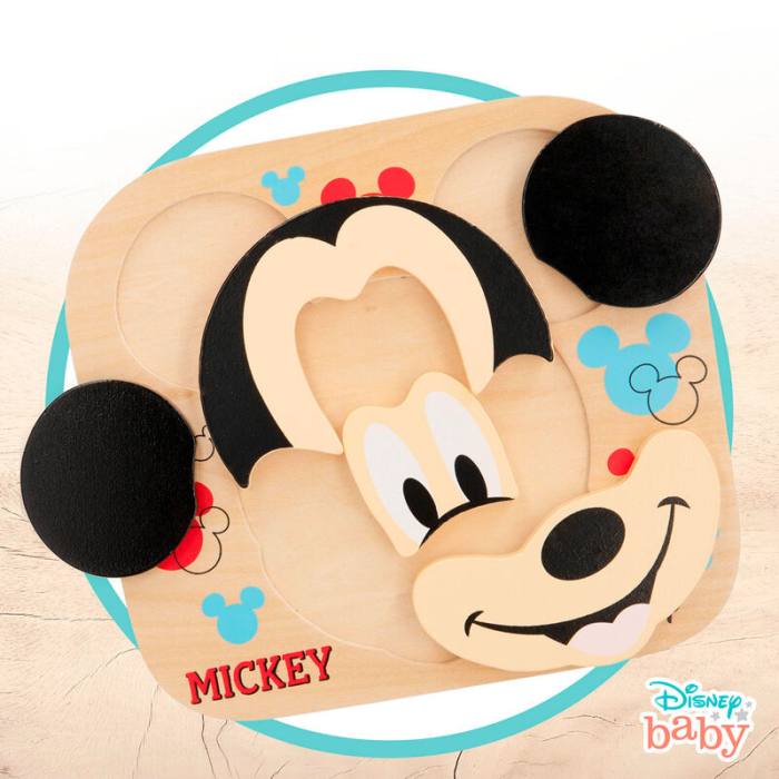 Disney Mickey puzzle wood 37663