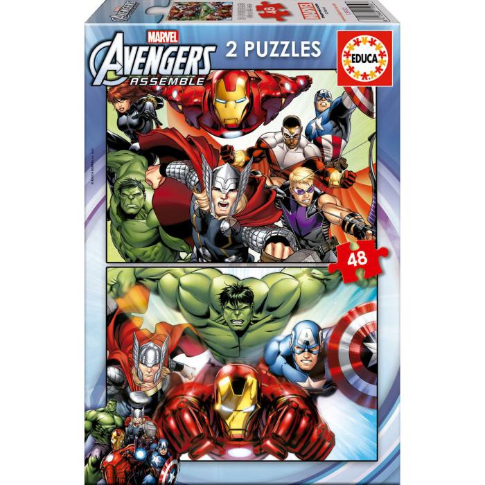 Marvel Avengers puzzle 2x48pcs 37062