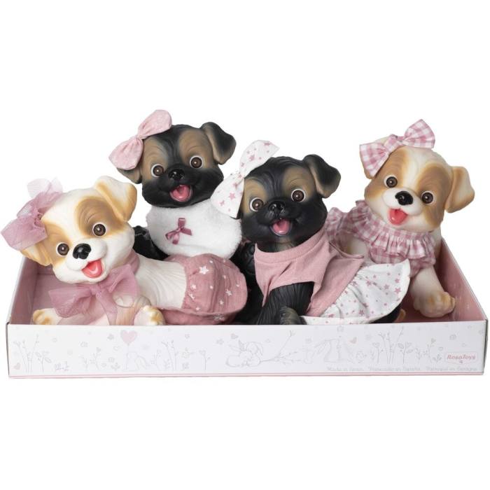 Baby doll reborn puppy assorted 38990