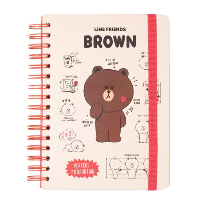 Line Friends A5 notebook 39466