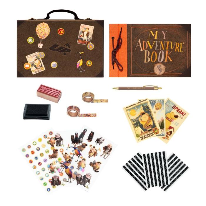 Disney Pixar UP My Adventure Book Scrapbook Briefcase set 40289