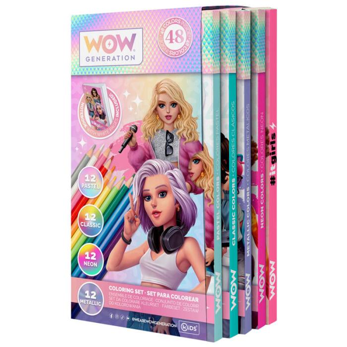 Wow Generation Colour set with notebook 42548