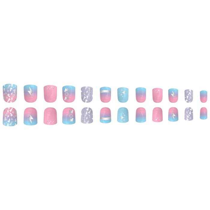 Wow Generation set 24 adhesive nails 42458
