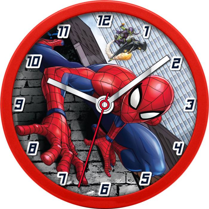 Marvel Spiderman wall clock 42928