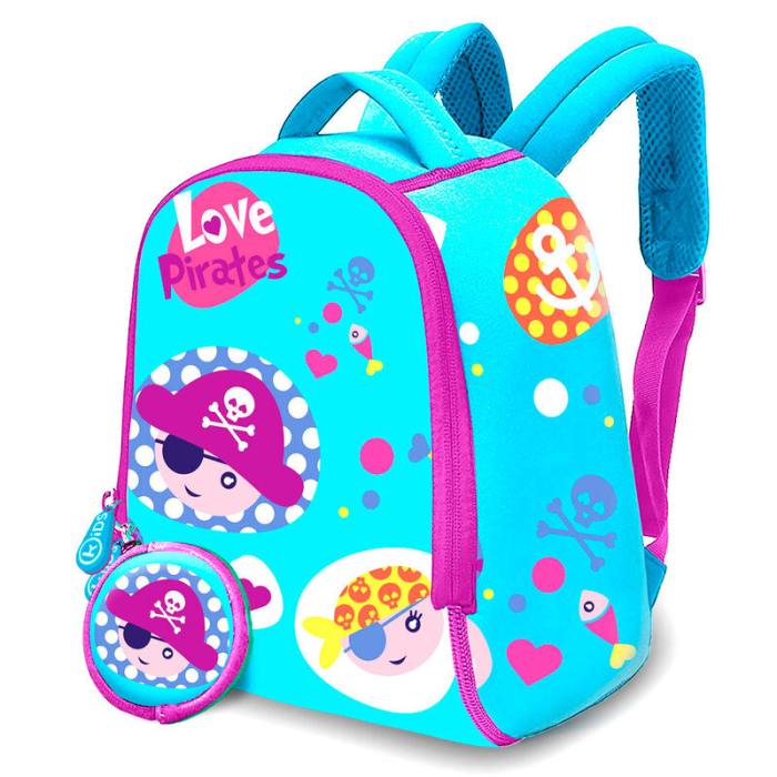 Love Pirates Backpack + purse neoprene backpack 25cm 42262