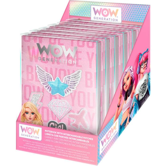 Wow Generation notebook with interchangeable patches 43156