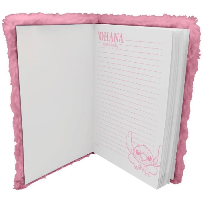Disney Stitch plush notebook 43462