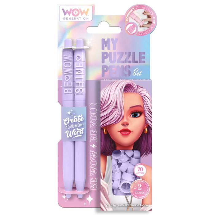 Wow Generation puzzle pens assorted 43234