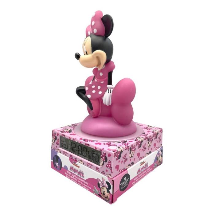 Disney Minnie 3D lamp with alarm clock 43614