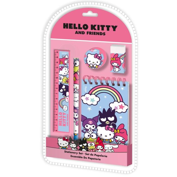 Hello Kitty and Friends Stationery pack 5pcs 43965