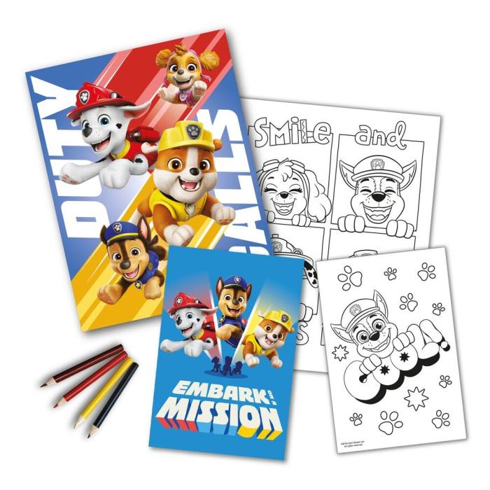 Paw Patrol Colouring set 44044