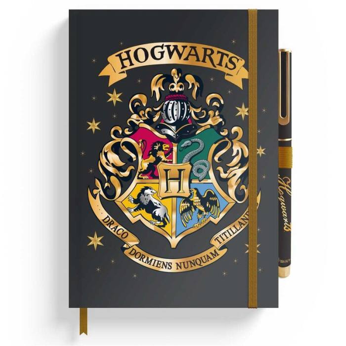 Harry Potter Hogwarts A5 premium notebook + pen 48501