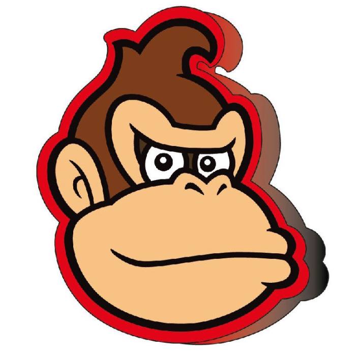 Super Mario Bros Donkey Kong 3D cushion 49360