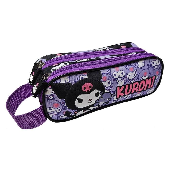 Hello Kitty Kuromi double pencil case 49805