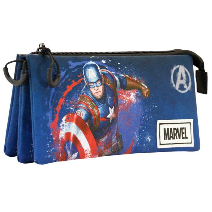 Marvel Captain America Full triple pencil case 50041