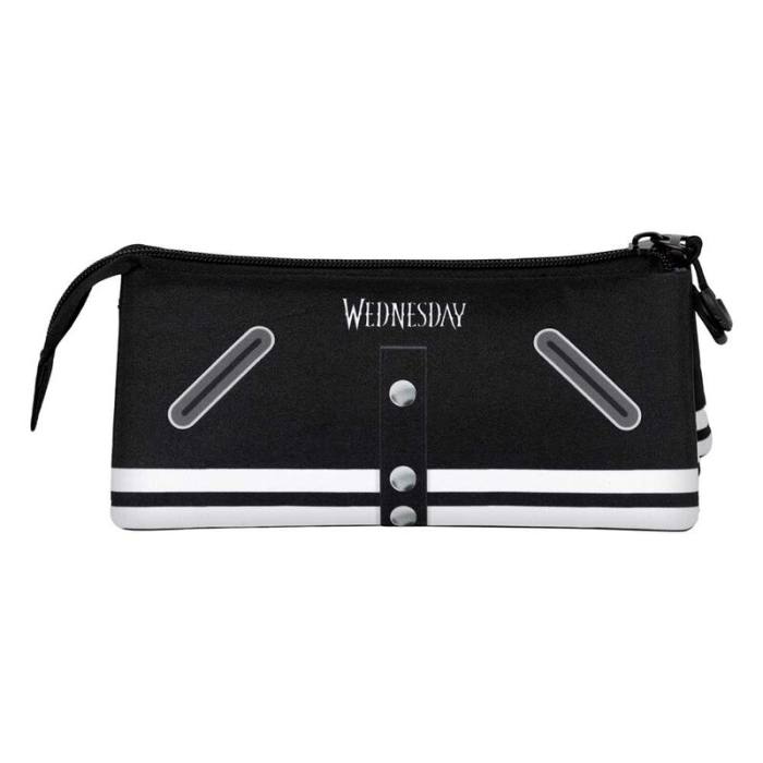 Wednesday Varsity triple pencil case 50341