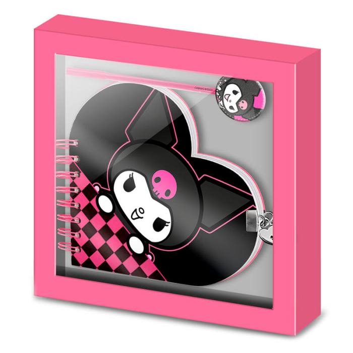 Hello Kitty Kuromi diary + pen set 51232
