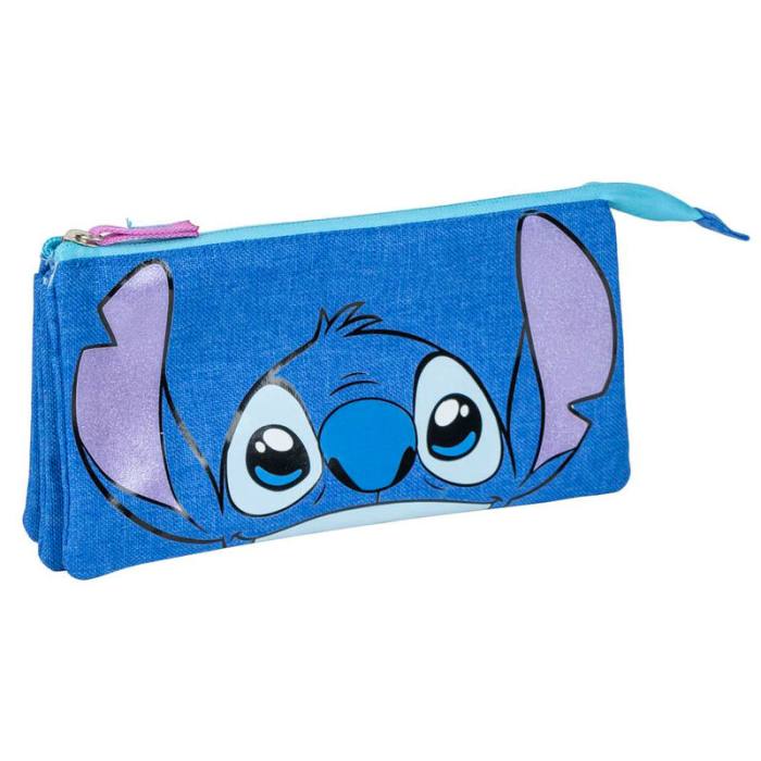 Disney Stitch triple pencil case 52347