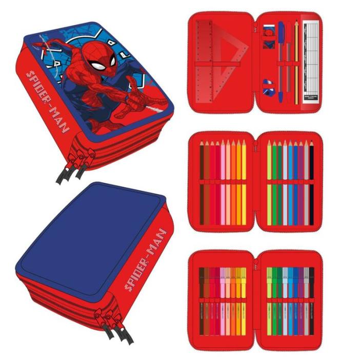 Marvel Spiderman triple pencil case 52818