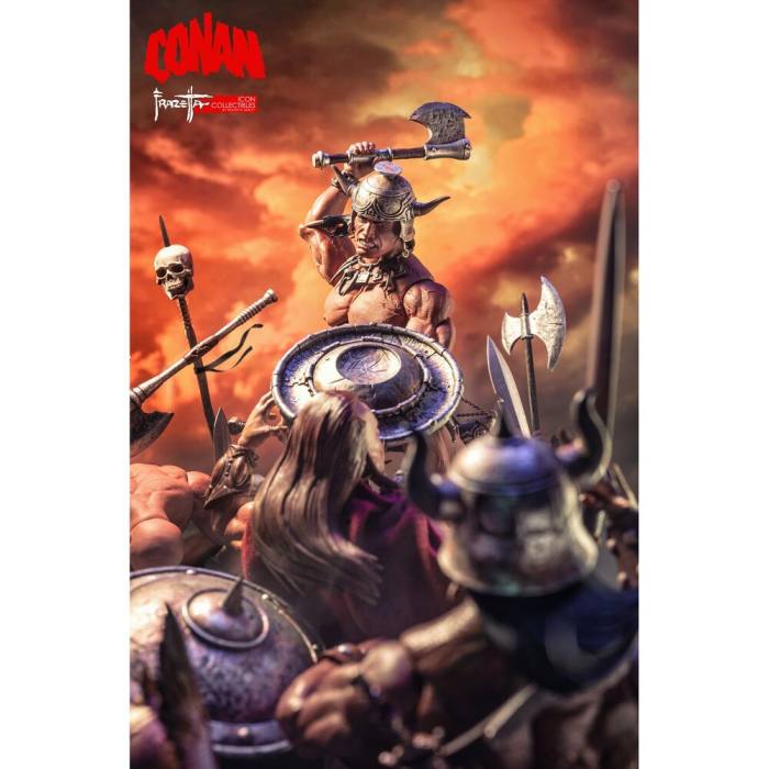 Conan the Barbarian Frazetta Icon figure 17cm 53521